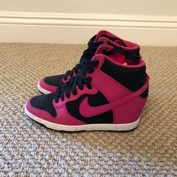 nike dunk sneaker wedges